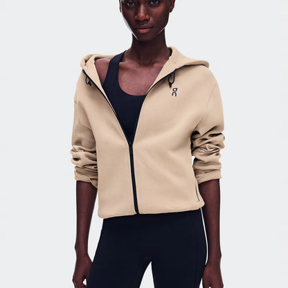 On Focus Tech Zip Hoodie Desert (Women'S)