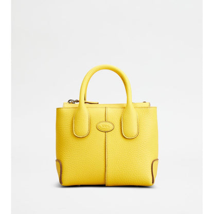 Tods Di Bag In Leather Mini Yellow