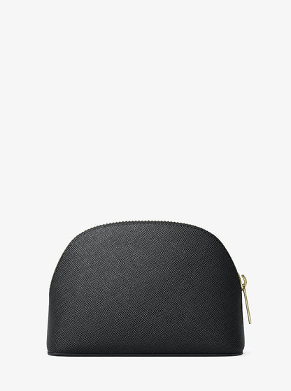 Jet Set Saffiano Leather Travel Kit Black Black
