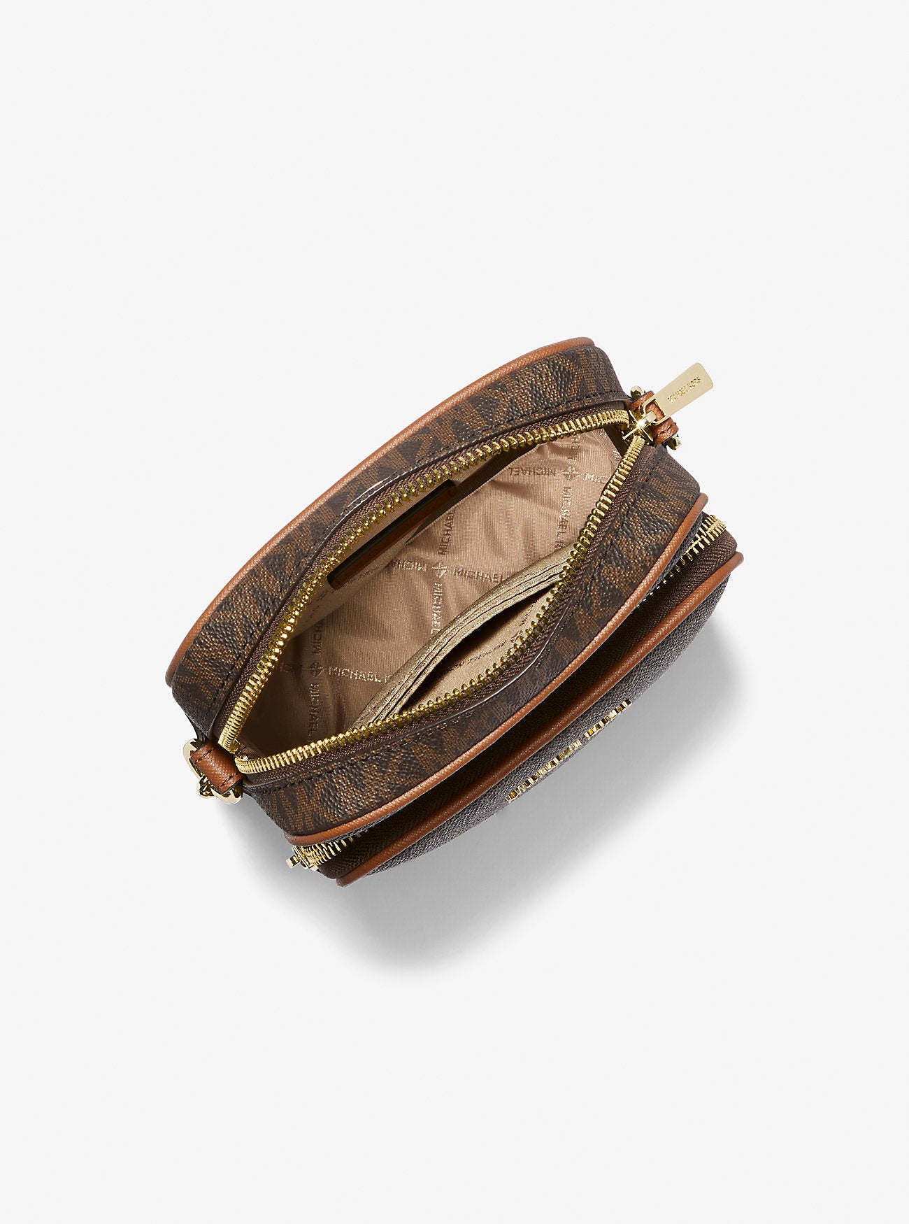 Jet Set Travel Medium Logo Crossbody Bag Brown Brown