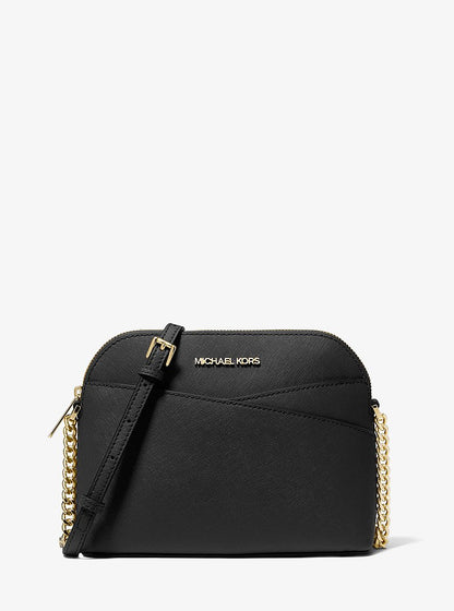 Jet Set Travel Medium Dome Crossbody Bag Black Black
