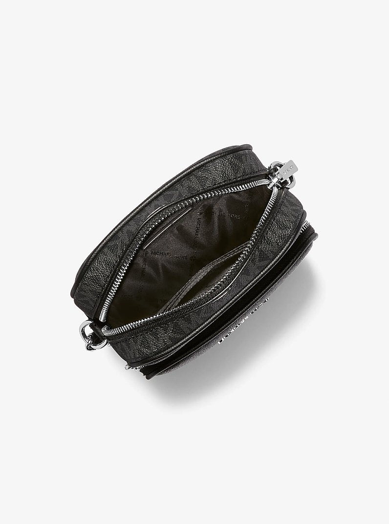 Jet Set Travel Medium Logo Crossbody Bag Black Black
