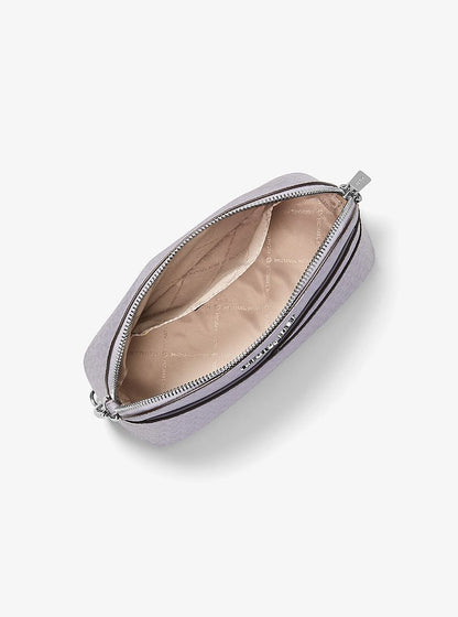 Jet Set Travel Medium Logo Dome Crossbody Bag Lilac Lilac