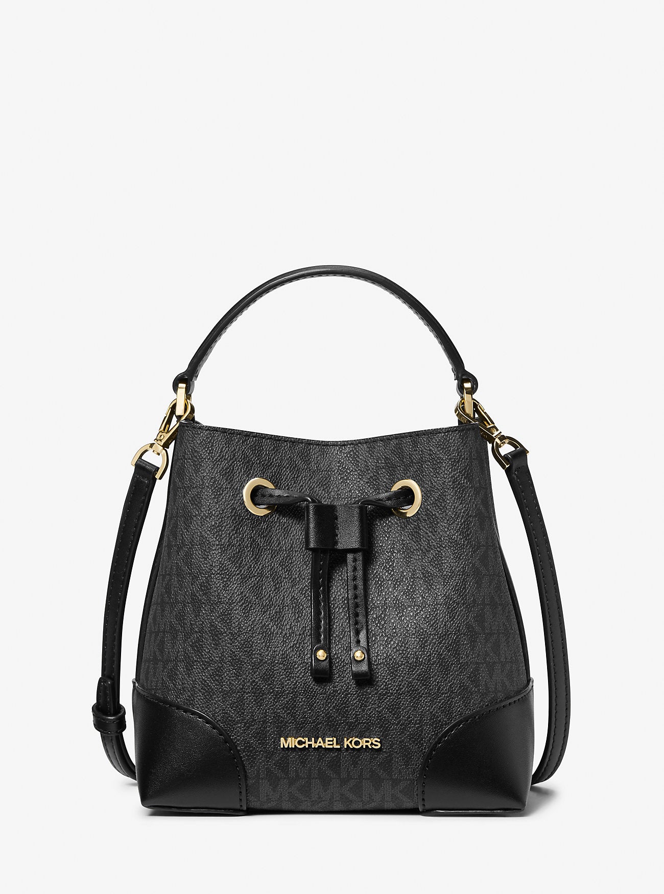 Mercer Small Logo Bucket Bag Black Black