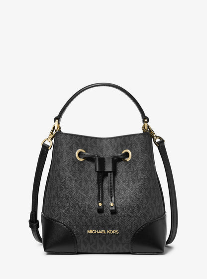 Mercer Small Logo Bucket Bag Black Black