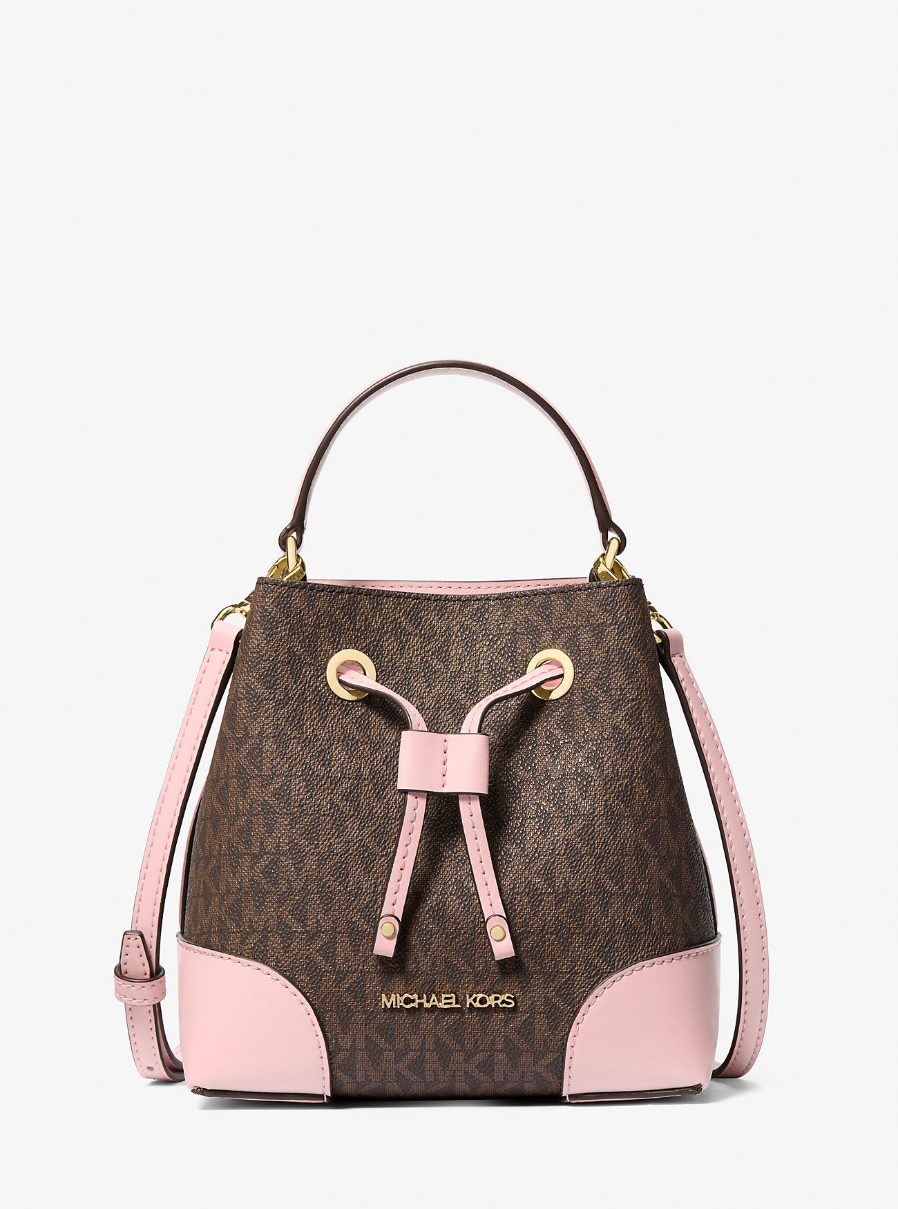 Mercer Small Logo Bucket Bag Powder Blush Powder Blush