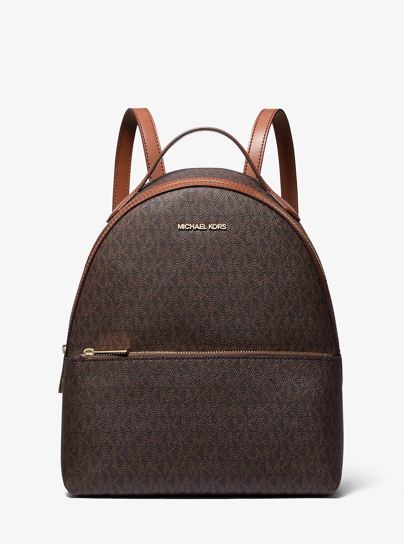 Sheila Medium Logo Backpack Brown Brown