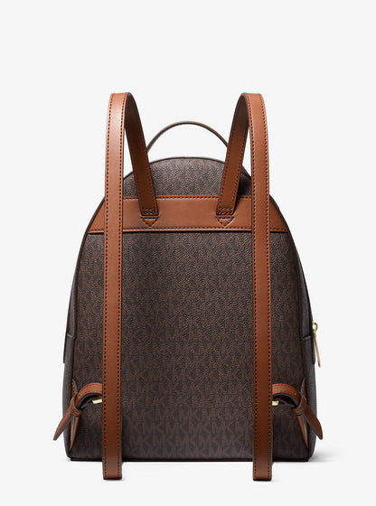 Sheila Medium Logo Backpack Brown Brown