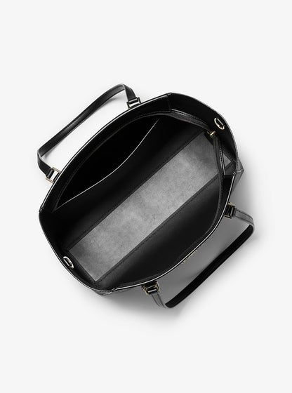 Charlotte Large 3-in-1 Signature Logo Tote Bag Black Black