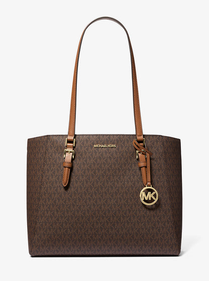 Charlotte Large 3-in-1 Signature Logo Tote Bag Brown Brown