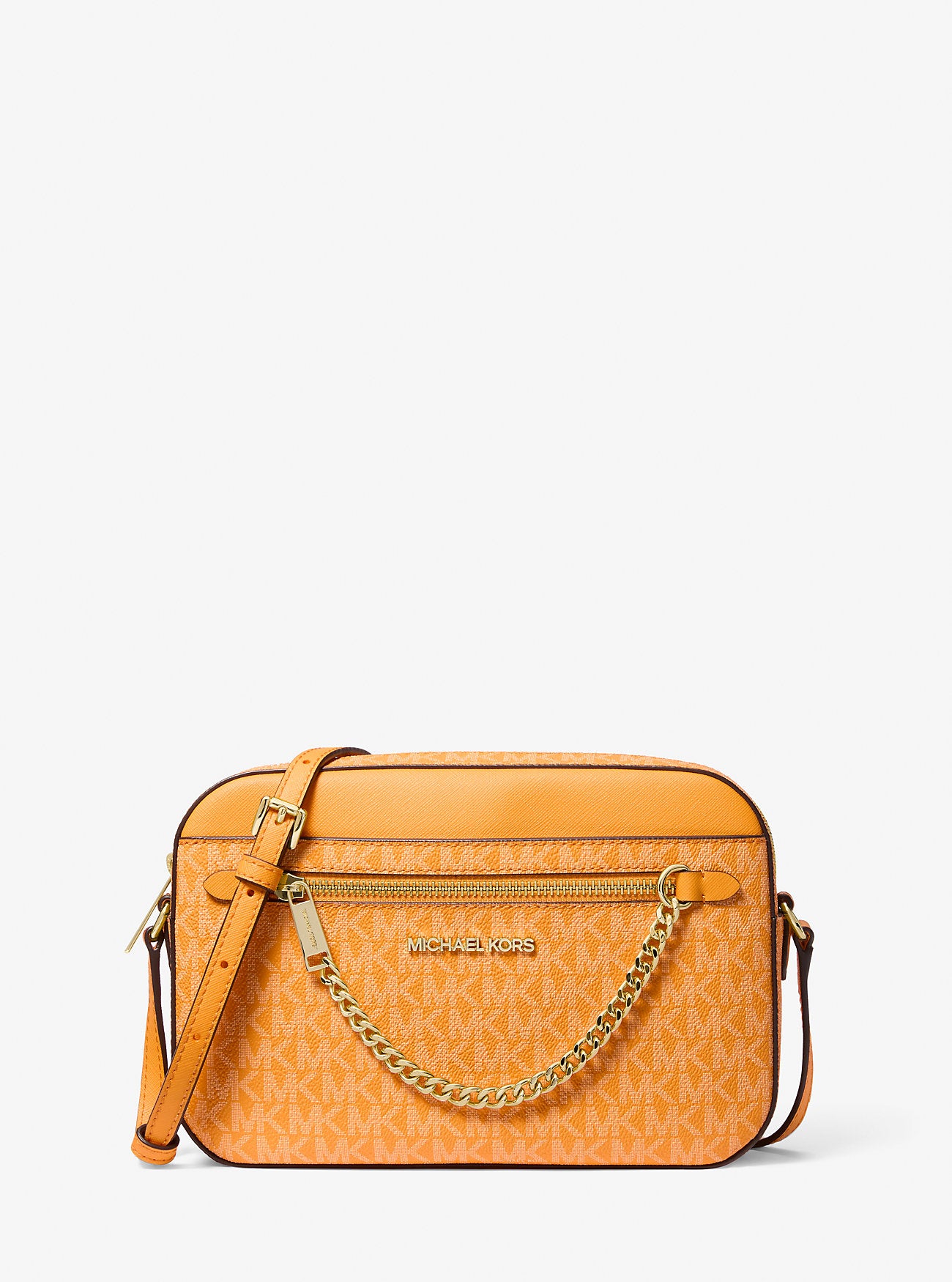 Jet Set Large Logo Crossbody Bag Pop Orange Pop Orange