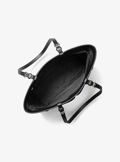 Jet Set Medium Pocket Tote Bag Black Black