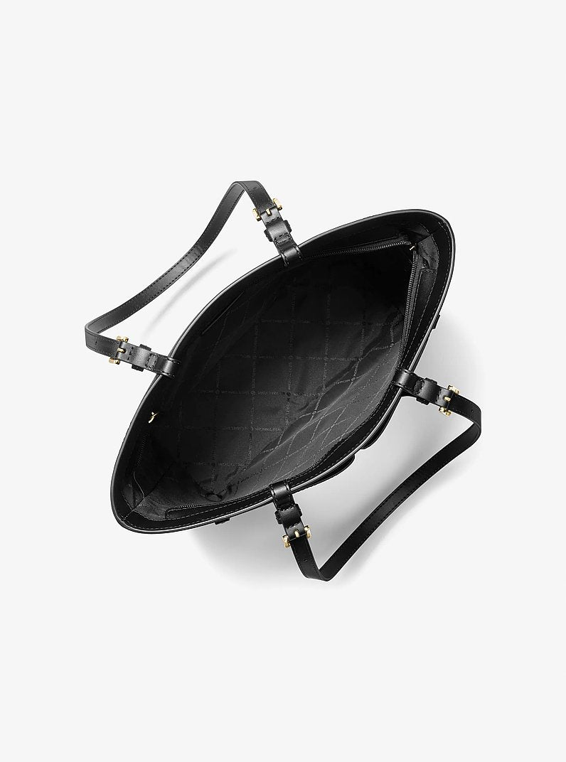 Jet Set Medium Pocket Tote Bag Black Black