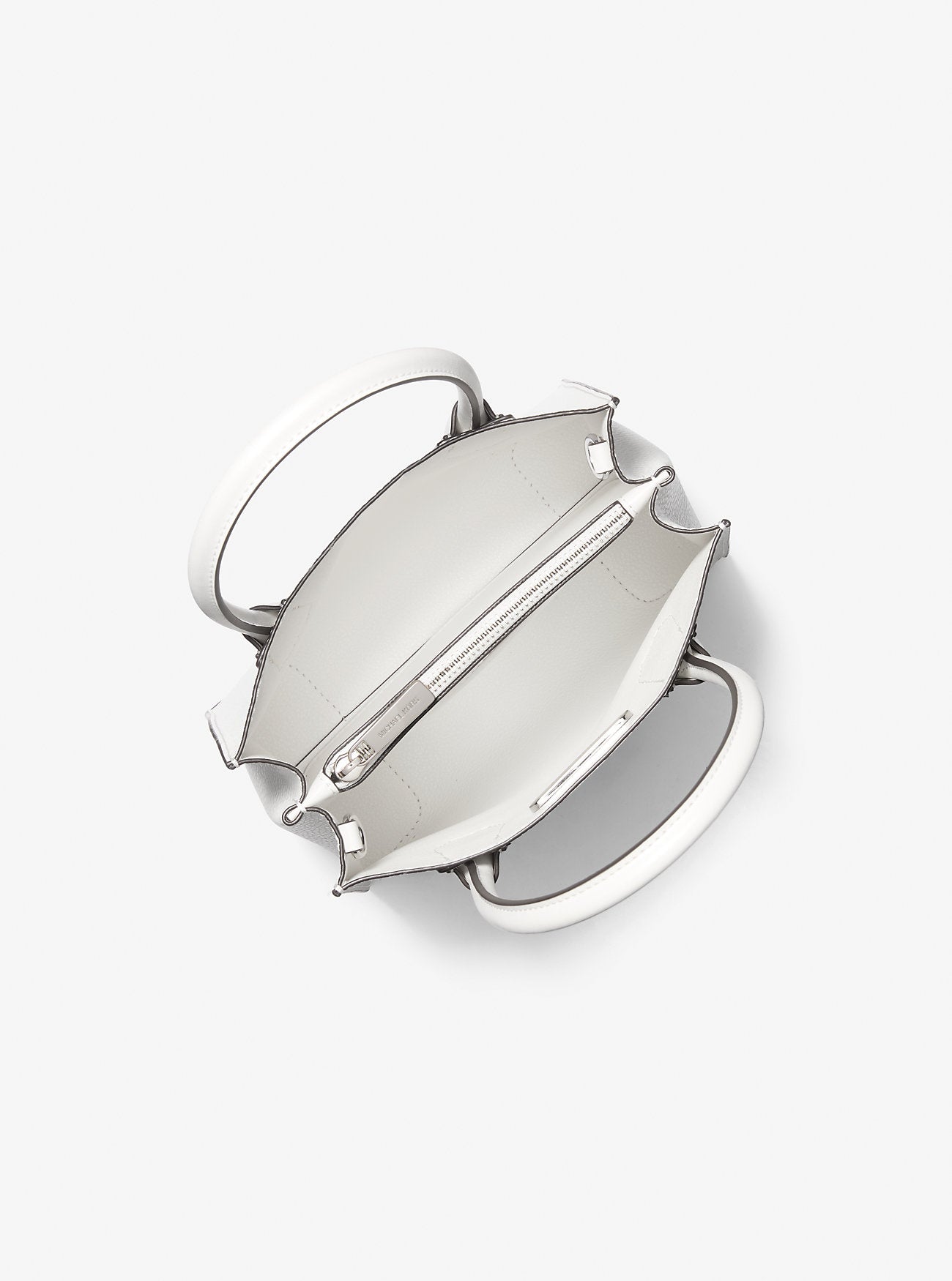 Mercer Medium Pebbled Leather Crossbody Bag Optic White Optic White