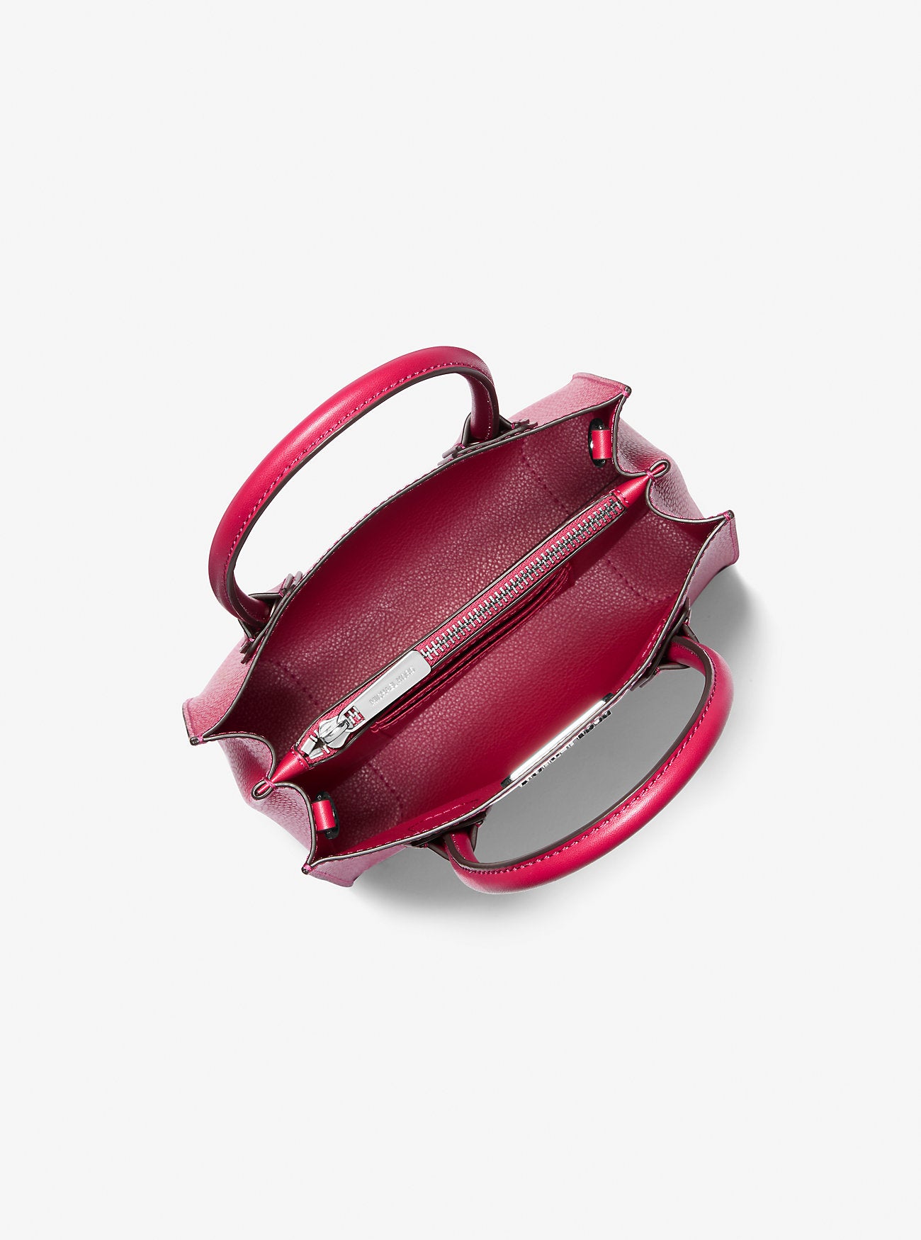 Mercer Medium Pebbled Leather Crossbody Bag Dk Raspberry Dk Raspberry