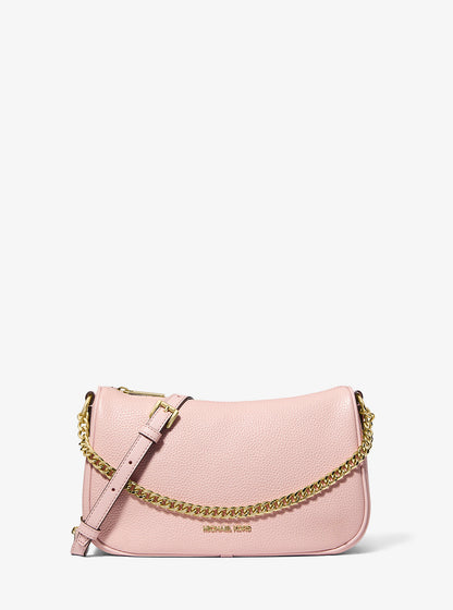 Carmela Medium Pebbled Leather Convertible Crossbody Bag Powder Blush Powder Blush