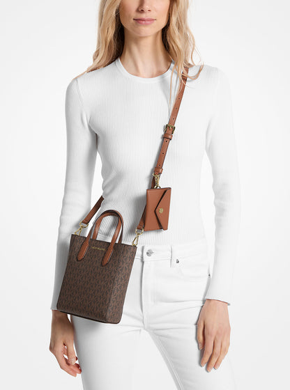 Vincent Extra-Small Logo Crossbody Bag With Card Case Brown Brown