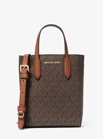 Vincent Extra-Small Logo Crossbody Bag With Card Case Brown Brown