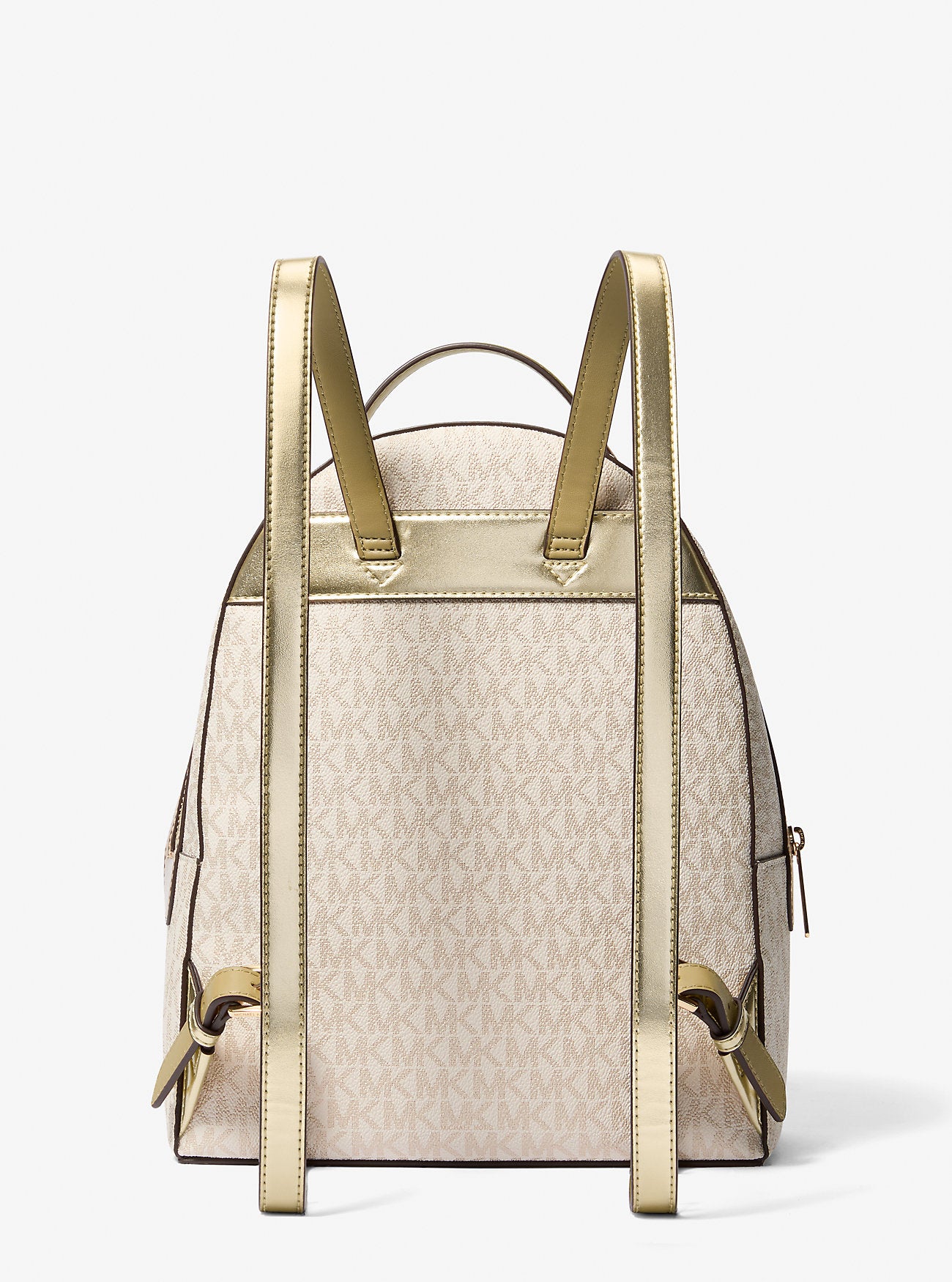 Sheila Medium Two-Tone Signature Logo Backpack Pale Gold Pale Gold