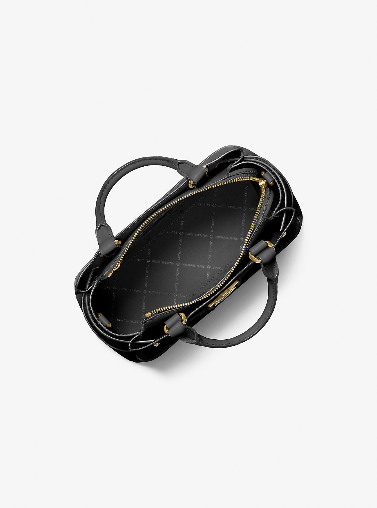 Reed Small Pebbled Leather Satchel Black Black