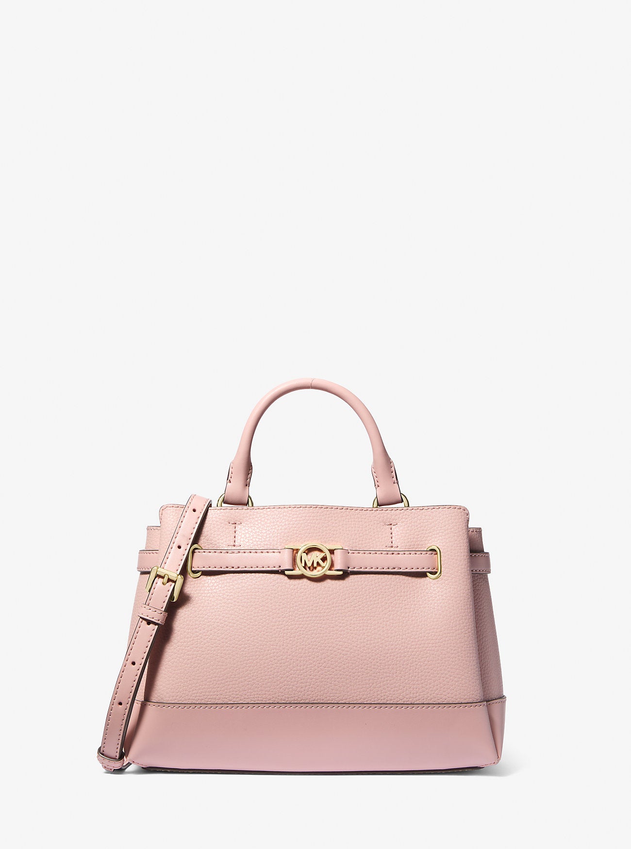 Reed Small Pebbled Leather Satchel Powder Blush Powder Blush