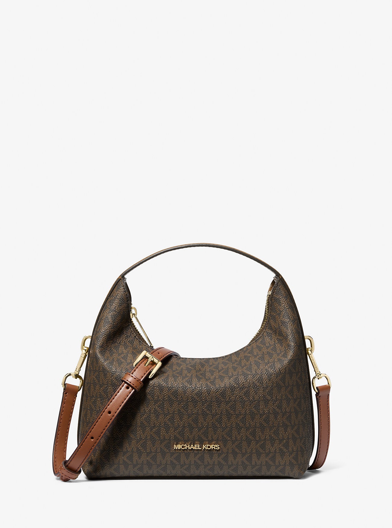 Ember Small Signature Logo Messenger Bag Brown Brown