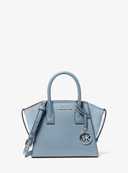 Avril Extra-Small Leather Satchel Pale Blue Pale Blue