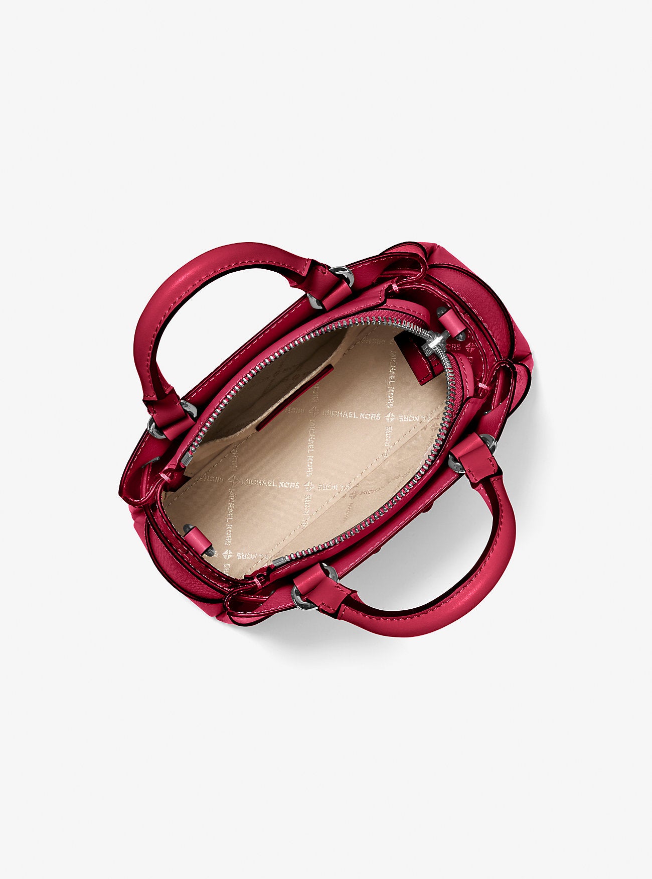 Reed Extra-Small Pebbled Leather Satchel Dk Raspberry Dk Raspberry