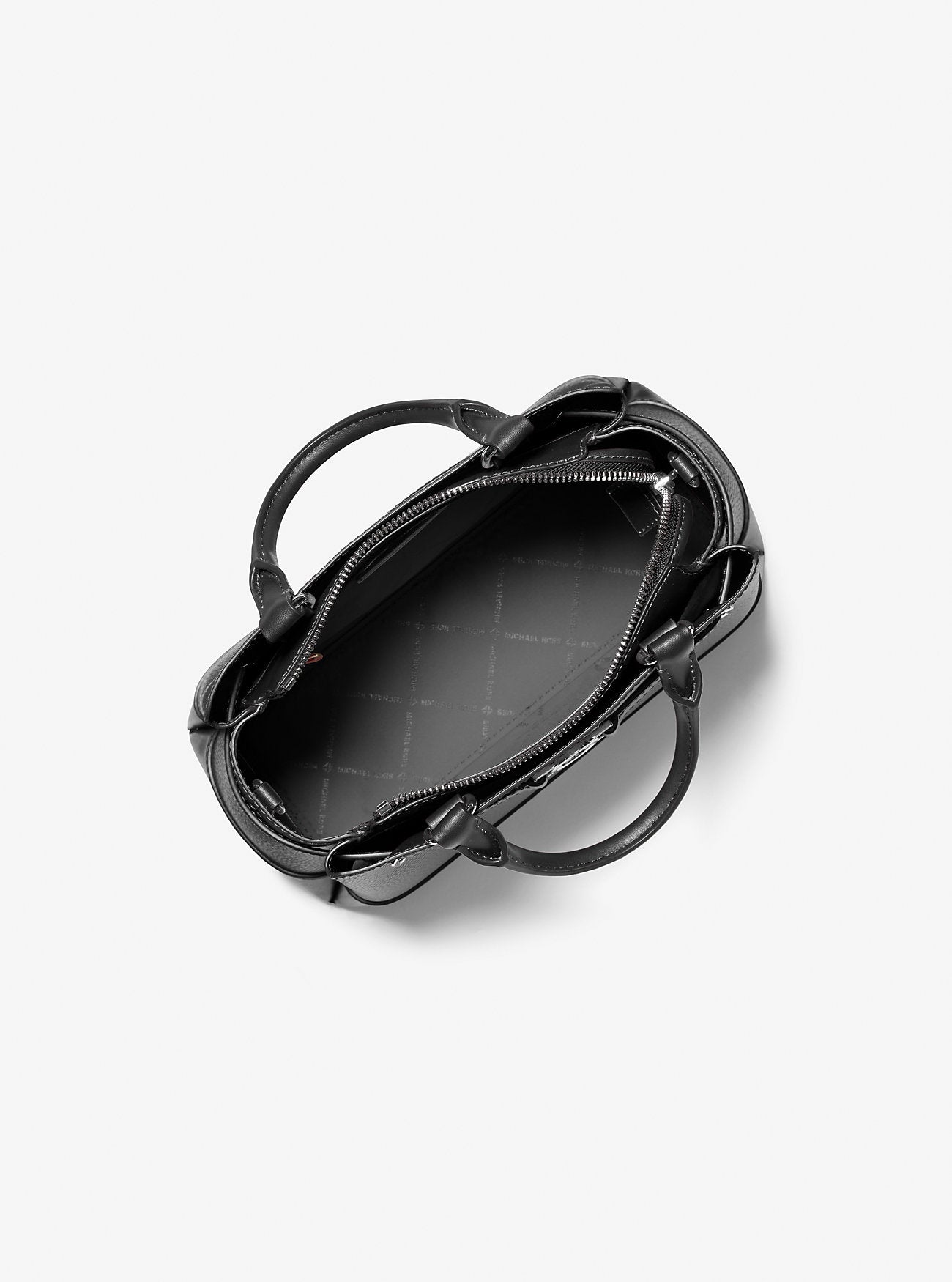 Reed Small Pebbled Leather Satchel Black Black