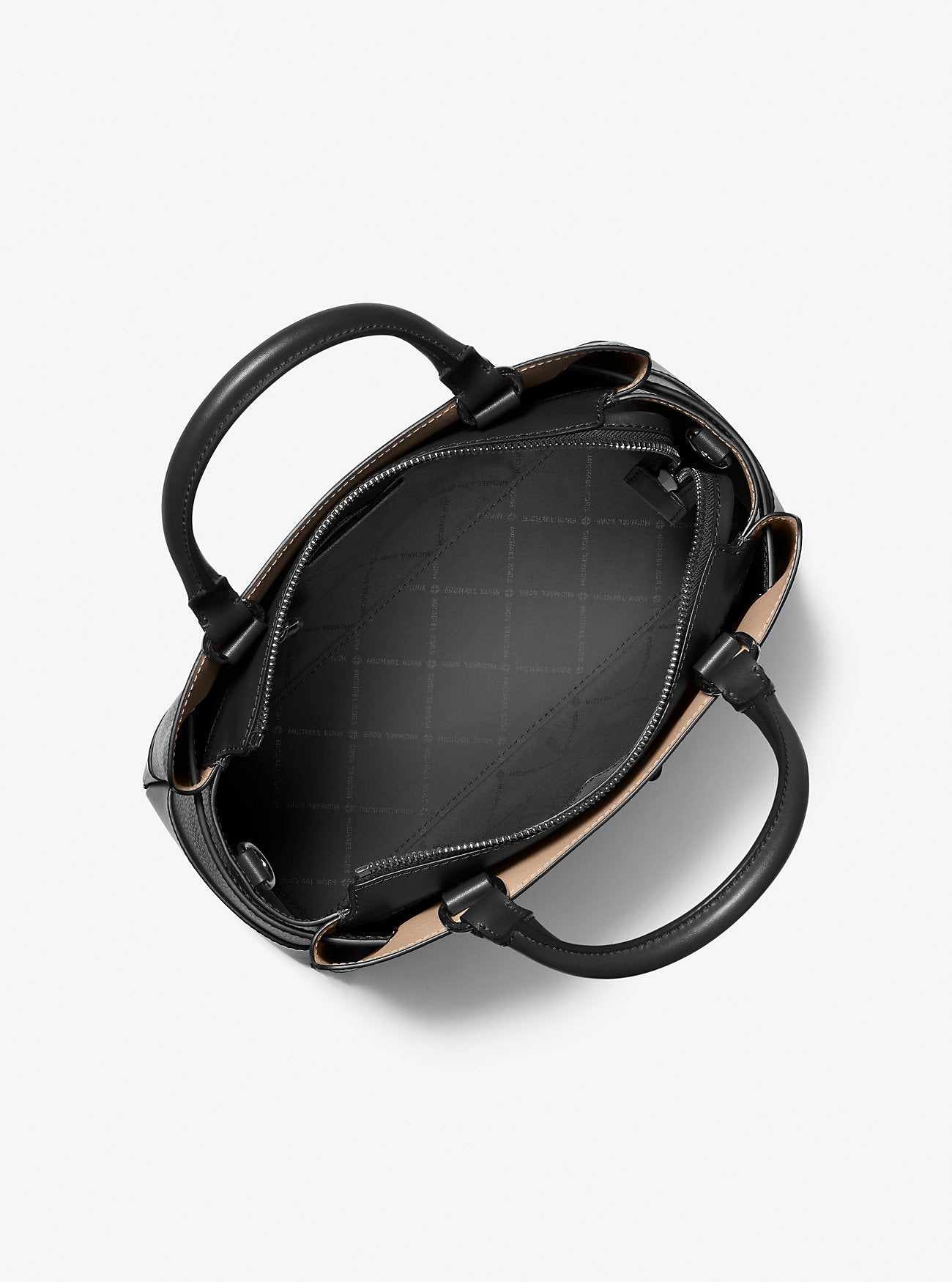 Reed Large Pebbled Leather Satchel Black Black