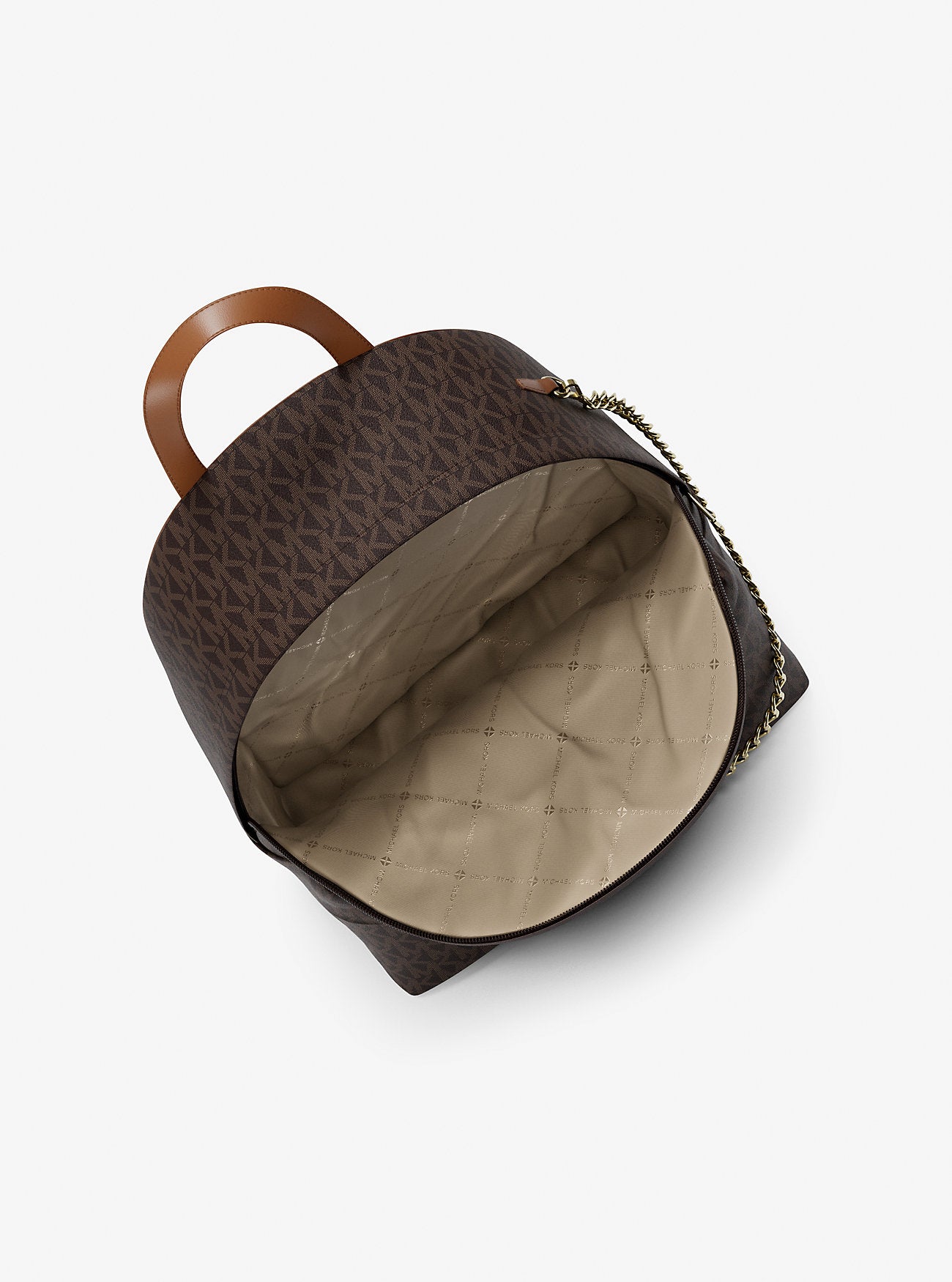 Slater Medium Signature Logo Backpack Brown Brown