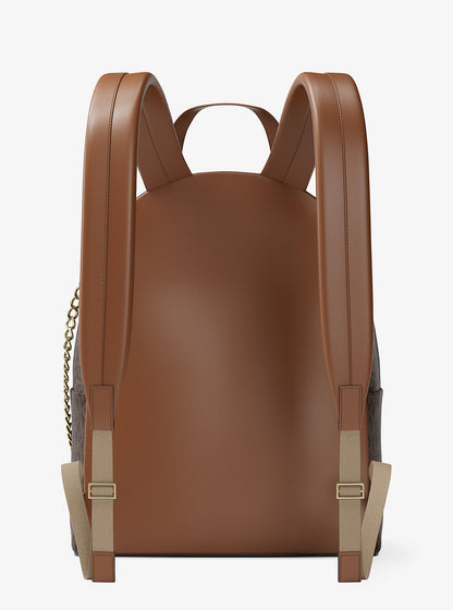 Slater Medium Signature Logo Backpack Brown Brown