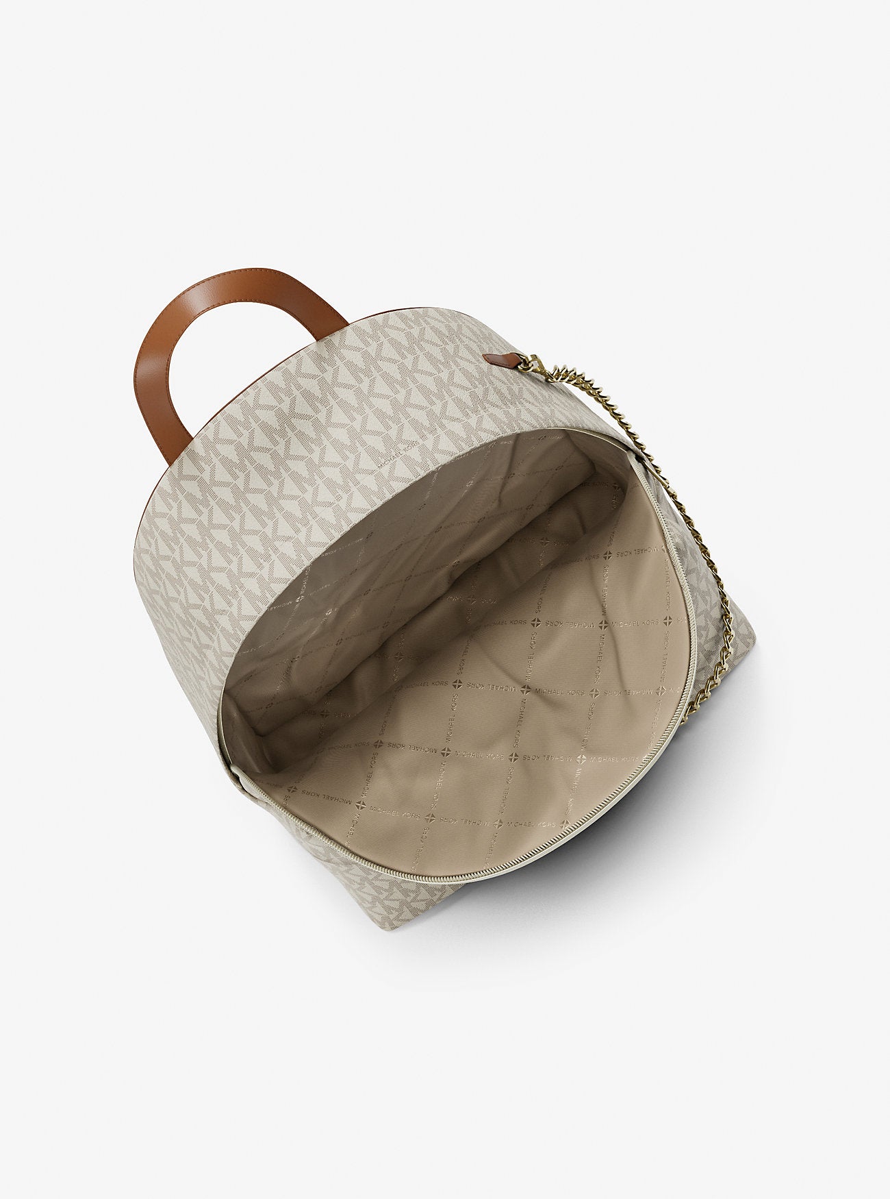 Slater Medium Signature Logo Backpack Lt Crm Multi Lt Crm Multi