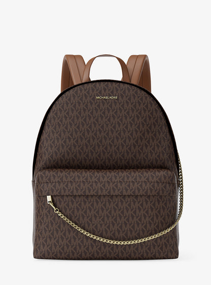 Slater Large Signature Logo Backpack Brown Brown