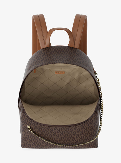 Slater Large Signature Logo Backpack Brown Brown