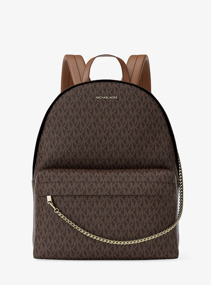 Slater Large Signature Logo Backpack Brown Brown