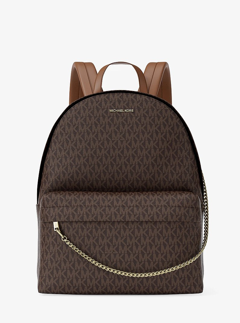 Slater Large Signature Logo Backpack Brown Brown