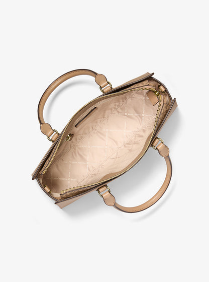 Arden Medium Top-Zip Satchel Camel Camel