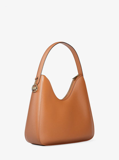 Nayla Medium Pebbled Leather Shoulder Bag Luggage Luggage
