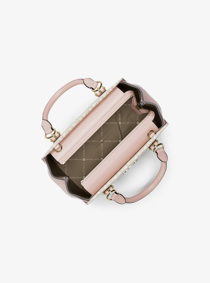 Marilyn Small Signature Logo Messenger Bag Pwd Blsh Mlt Pwd Blsh Mlt