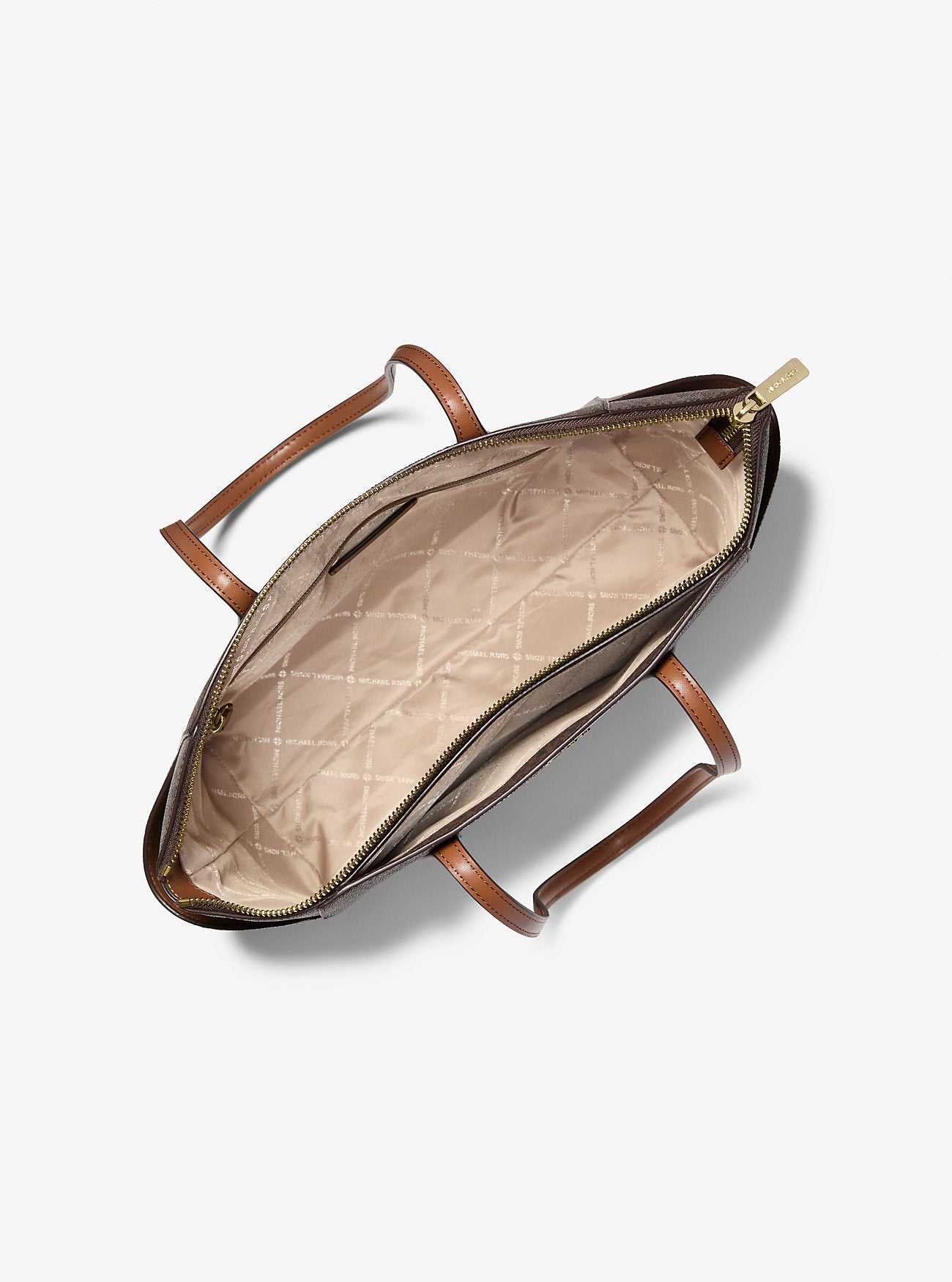 The Good Writer by Sharon Tabatt⭐️透明保護 Michael Kors Marilyn Medium Signature Logo Tote Bag Brown