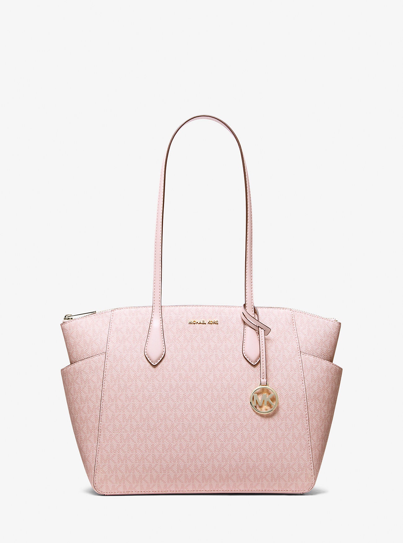Marilyn Medium Signature Logo Tote Bag Pwd Blsh Mlt Pwd Blsh Mlt