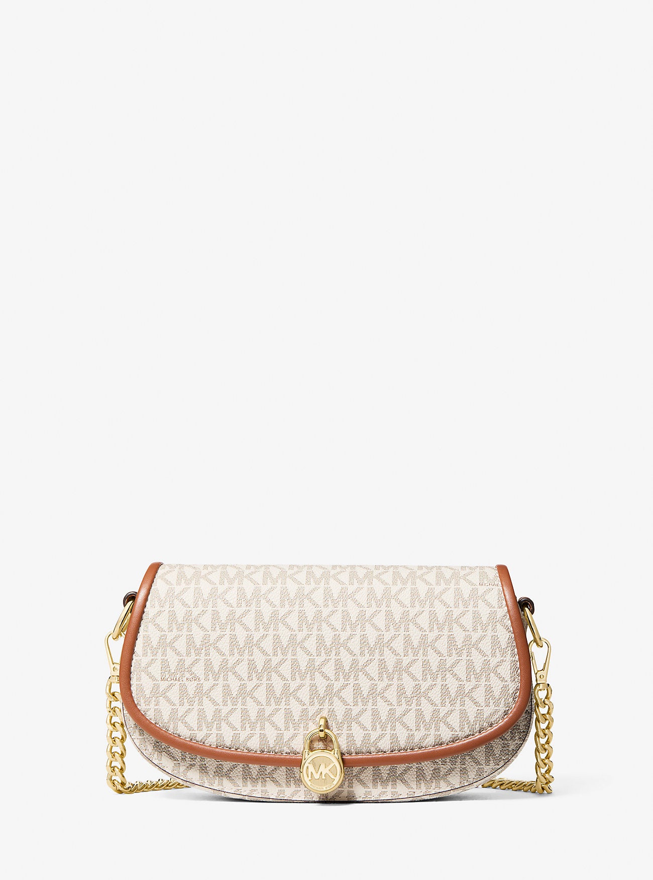 Mila Small Signature Logo Crossbody Bag Vanilla Vanilla