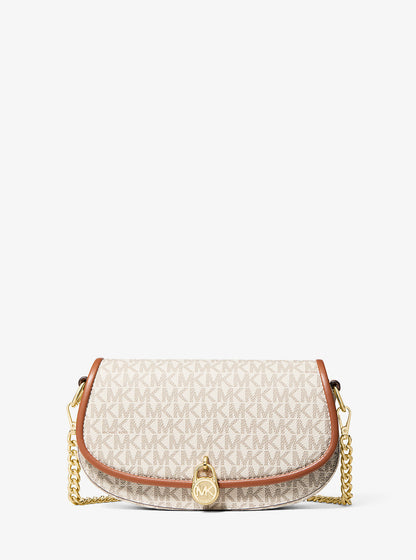 Mila Small Signature Logo Crossbody Bag Vanilla Vanilla