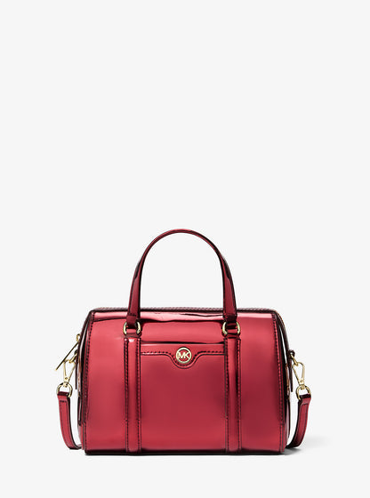 Jet Set Small Metallic Convertible Crossbody Bag Cherry Cherry