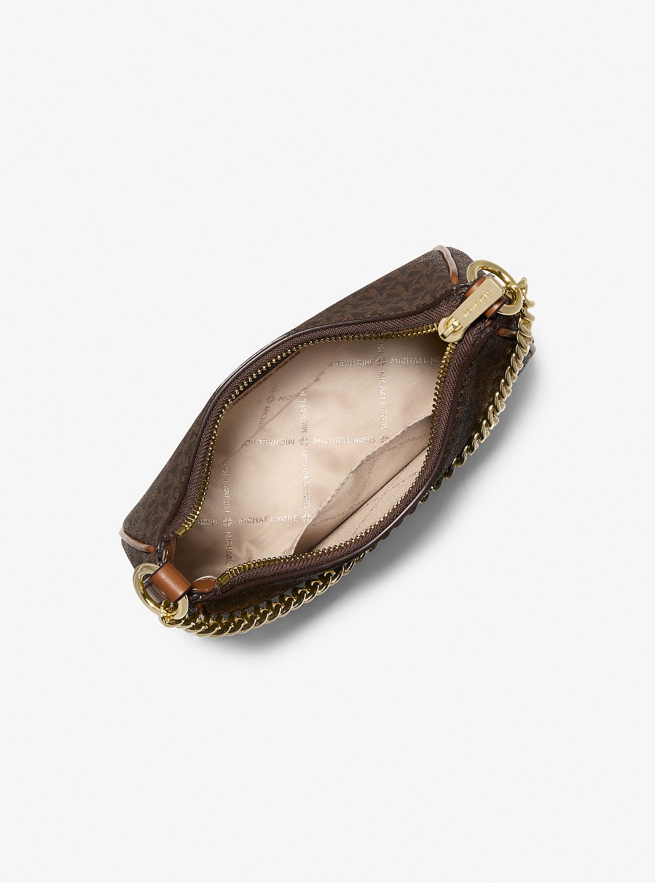 Jet Set Signature Logo Convertible Crossbody Bag Brown Brown