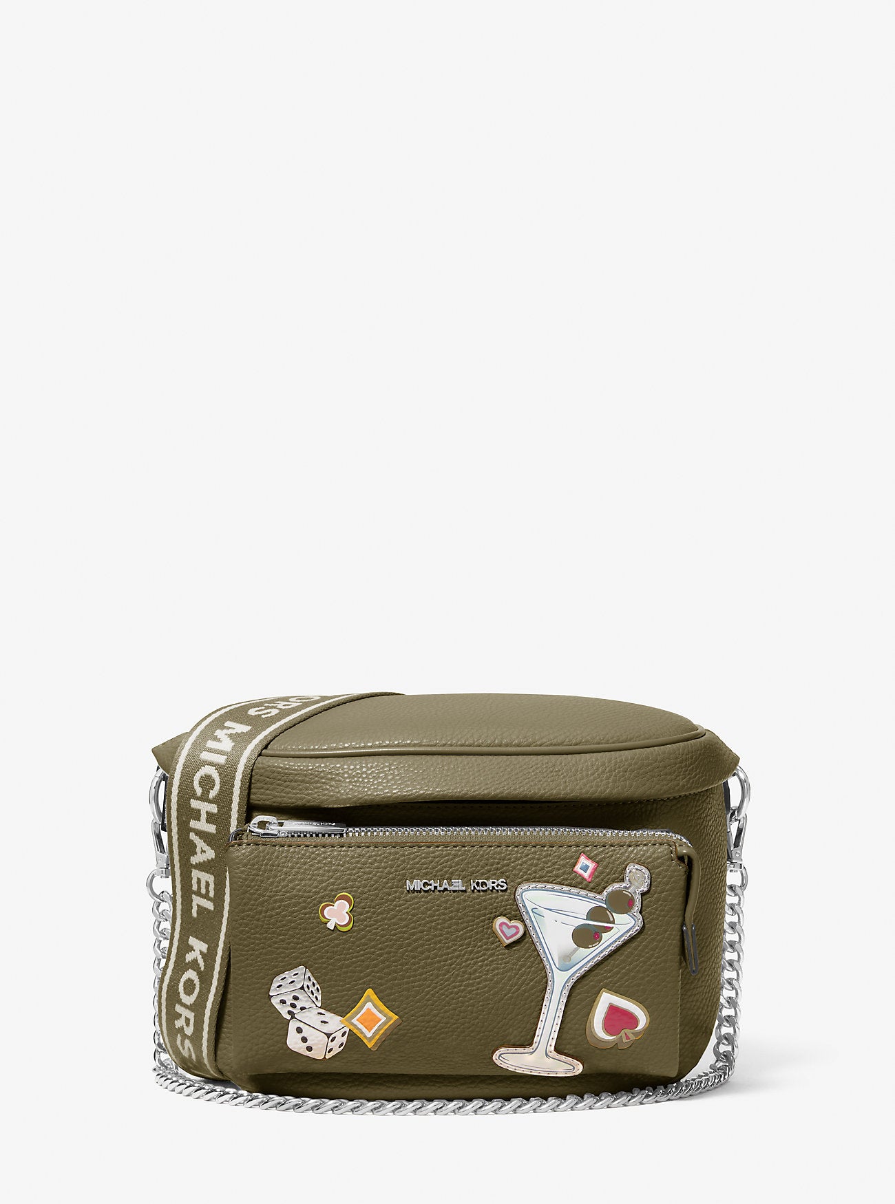Slater Medium Embellished Sling Pack Olive Olive