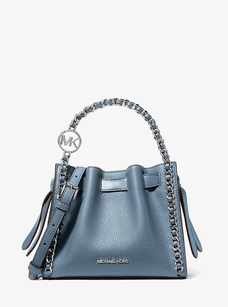 Mina Small Chain Convertible Crossbody Bag Denim Denim