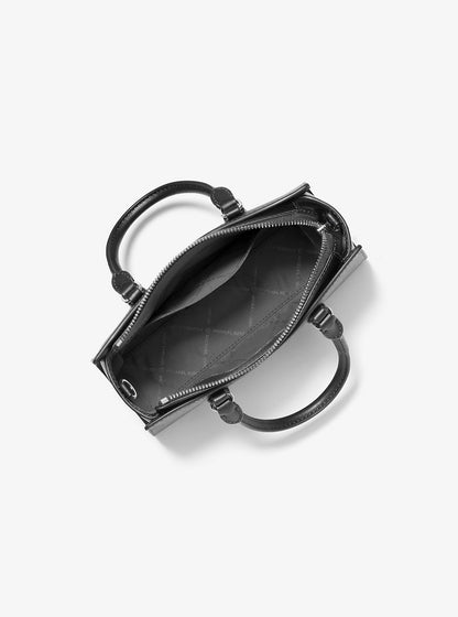 Arden Small Signature Logo Messenger Bag Black Black