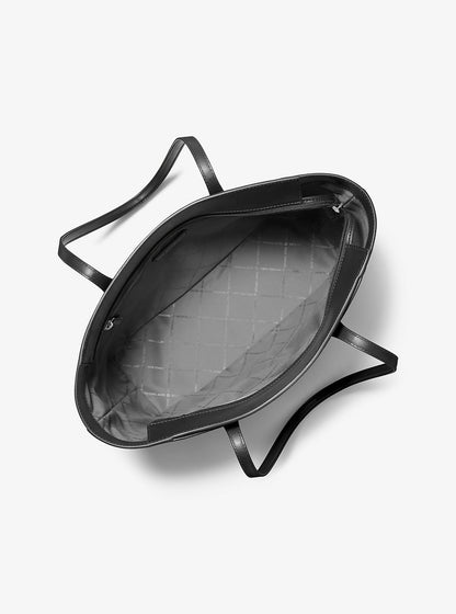 Arden Large Printed Signature Logo Tote Bag Black Black